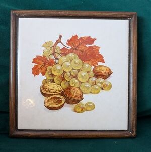 Vintage Fruit Tile Trivet